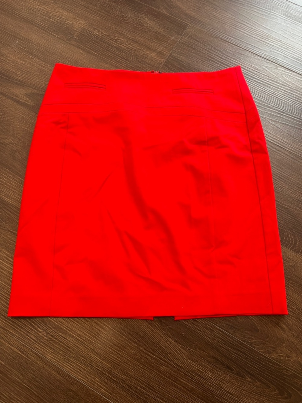 Express Red Pencil Skirt - Sleek Tailored Fit
